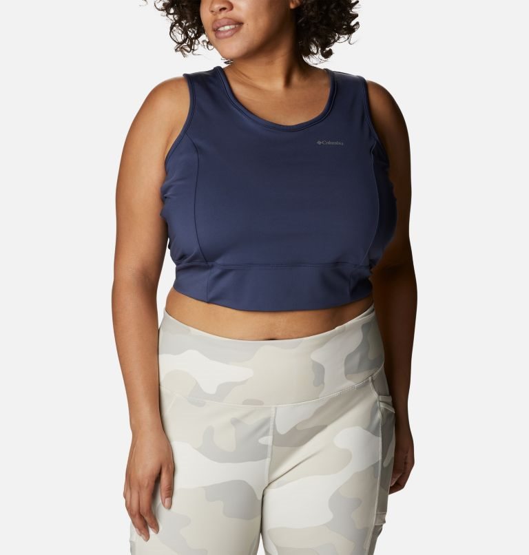 Maiouri Columbia Windgates II Cropped Dama Bleumarin | Plus Size QZ7Q819ZS